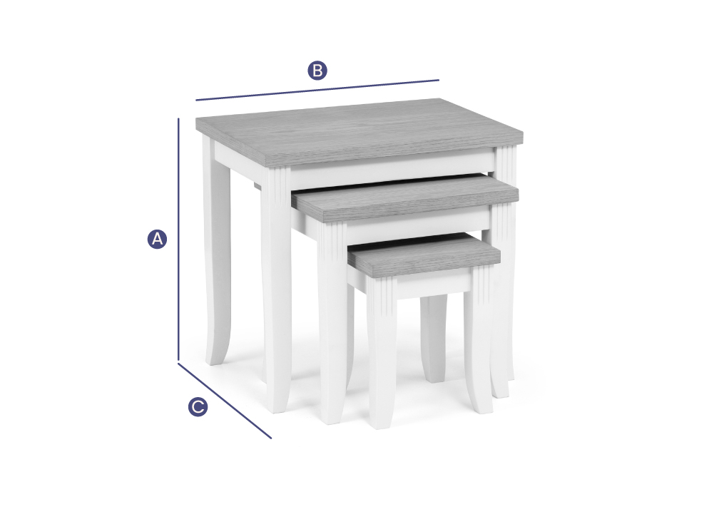 Davenport Nest of Tables Sketch